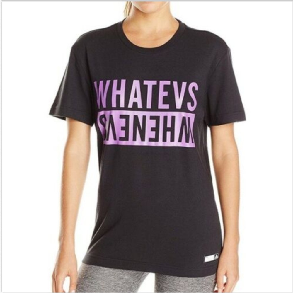 Adidas NWOT Whatevs Cotton Graphic T Shirt XS Top